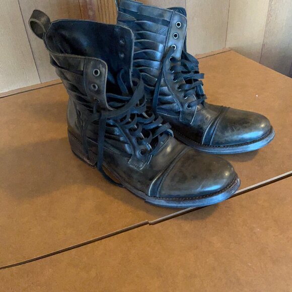 John Varvatos KISS/Simmons Twisted Lace Boot. Size 9 list: $998